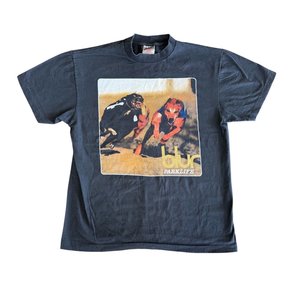 Vintage Blur Parklife 1994 Tour Single Stitch T-Shirt 90's Rock Sz Large REPRINT